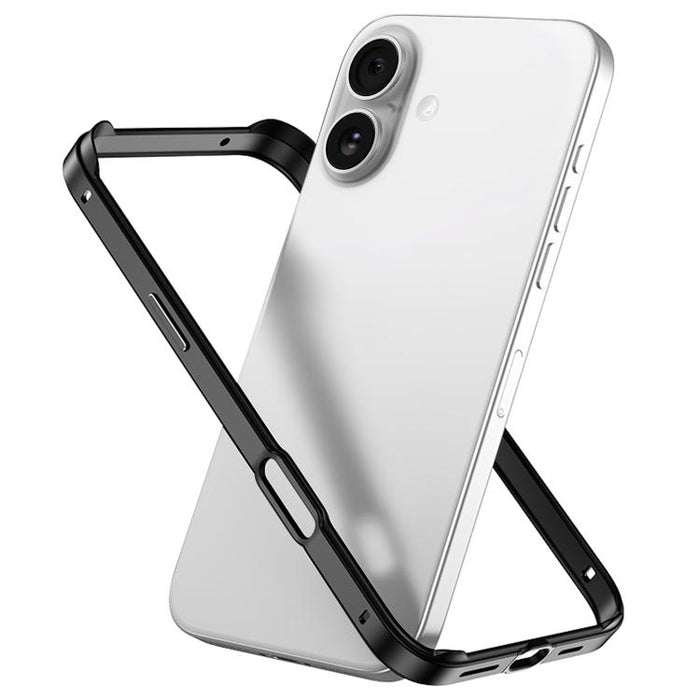 Funda para teléfono híbrida de metal y silicona con cuatro esquinas, resistente a los golpes y con sistema de refrigeración., For iPhone 17 Pro Max, For iPhone 17 Pro, For iPhone 17, For iPhone Air, For iPhone 16 Pro Max, For iPhone 16 Pro             ...