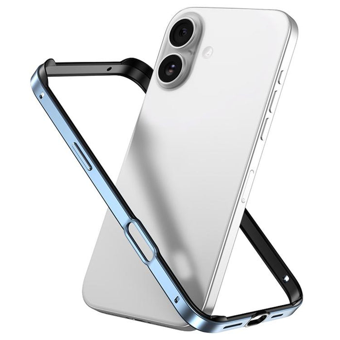 Funda para teléfono híbrida de metal y silicona con cuatro esquinas, resistente a los golpes y con sistema de refrigeración., For iPhone 17 Pro Max, For iPhone 17 Pro, For iPhone 17, For iPhone Air, For iPhone 16 Pro Max, For iPhone 16 Pro             ...