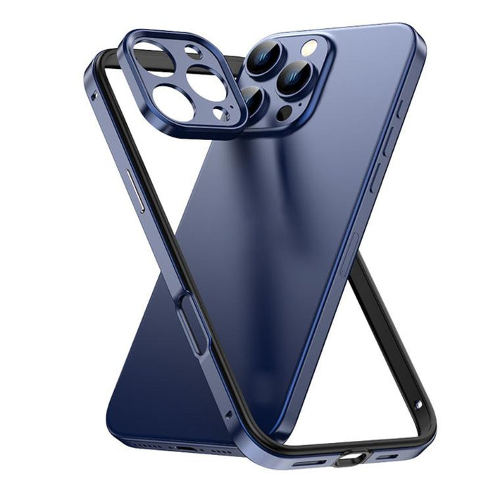 Funda para teléfono delgada con marco de refrigeración, fabricada en aleación de aluminio y silicona híbrida, con marco de lente metálico., For iPhone 16 Pro Max, For iPhone 16 Pro, For iPhone 15 Pro Max, For iPhone 15 Pro, For iPhone 14 Pro           ...