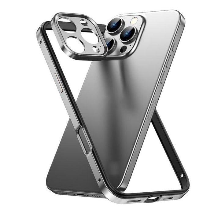 Funda para teléfono delgada con marco de refrigeración, fabricada en aleación de aluminio y silicona híbrida, con marco de lente metálico., For iPhone 16 Pro Max, For iPhone 16 Pro, For iPhone 15 Pro Max, For iPhone 15 Pro, For iPhone 14 Pro           ...