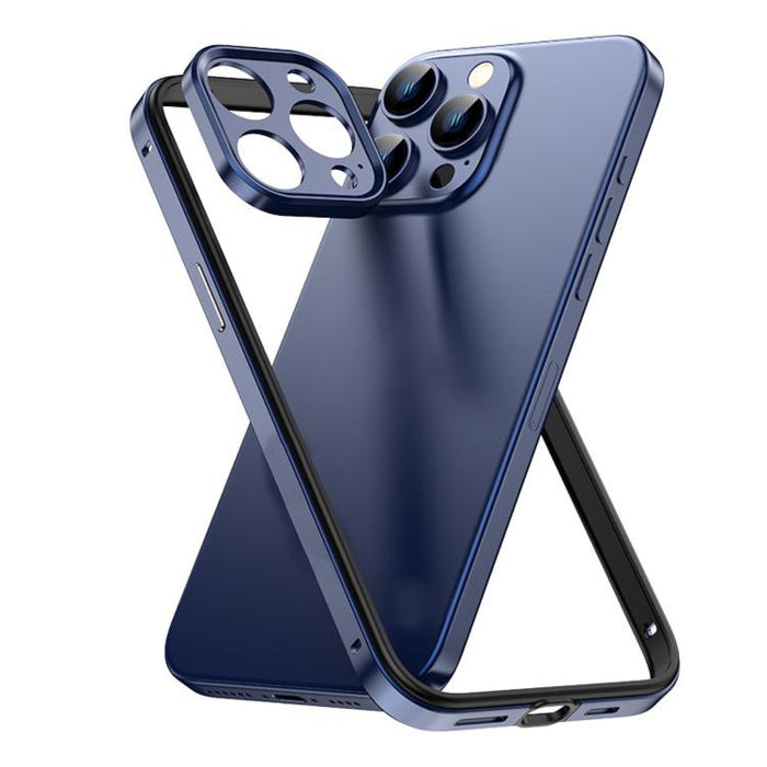 Funda para teléfono delgada con marco de refrigeración, fabricada en aleación de aluminio y silicona híbrida, con marco de lente metálico., For iPhone 16 Pro Max, For iPhone 16 Pro, For iPhone 15 Pro Max, For iPhone 15 Pro, For iPhone 14 Pro           ...
