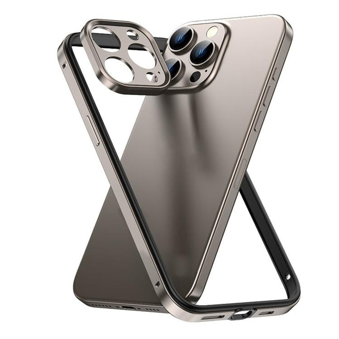 Funda para teléfono delgada con marco de refrigeración, fabricada en aleación de aluminio y silicona híbrida, con marco de lente metálico., For iPhone 16 Pro Max, For iPhone 16 Pro, For iPhone 15 Pro Max, For iPhone 15 Pro, For iPhone 14 Pro           ...