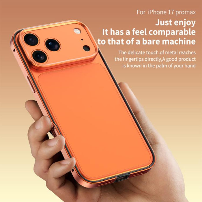 Funda para teléfono delgada con marco de refrigeración, fabricada en aleación de aluminio y silicona híbrida, con marco de lente metálico., For iPhone 16 Pro Max, For iPhone 16 Pro, For iPhone 15 Pro Max, For iPhone 15 Pro, For iPhone 14 Pro           ...