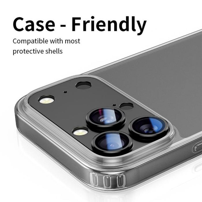 Protector de lente metálico de cobertura total Kalebol Instant 17 Pro Max, For iPhone 16 Pro Max, For iPhone 16 Pro, For iPhone 15 Pro Max, For iPhone 15 Pro, For iPhone 14 Pro, For iPhone 14 Pro Max