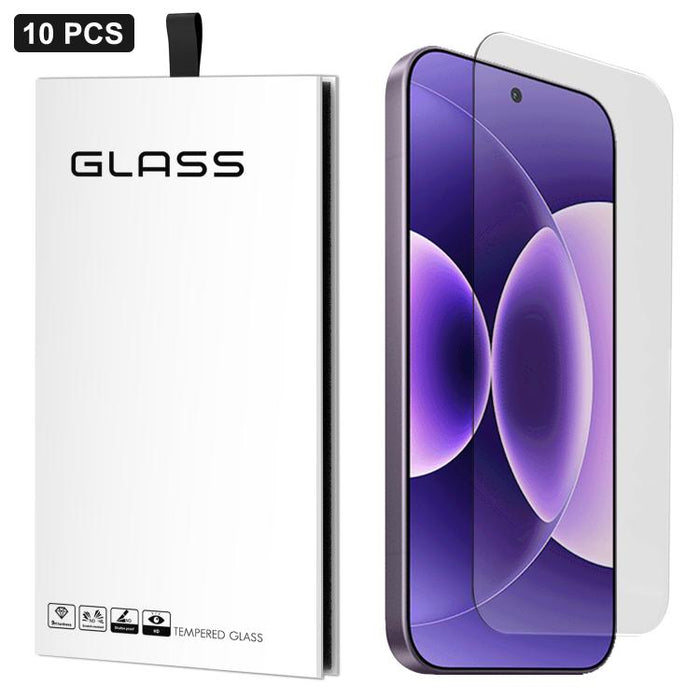 10 láminas de vidrio templado HD adhesivas, gruesas, con arco grande 3D, sin borde blanco, de aluminio de alta calidad., For Xiaomi Poco F8 Ultra, For Xiaomi Poco F8 Pro, For Xiaomi 17 Pro Max, For Xiaomi 17 Pro, For Xiaomi 17, For Xiaomi Poco F7 Ultra...