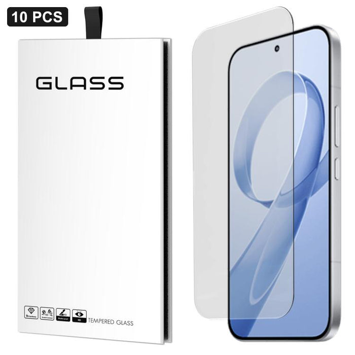 10 láminas de vidrio templado HD adhesivas, gruesas, con arco grande 3D, sin borde blanco, de aluminio de alta calidad., For Redmi Note 15 Pro+ Global 163.3mm, For Redmi Note 15 4G / 5G Global 164mm, For Redmi Note 15 Pro 4G Global 163.2mm             ...