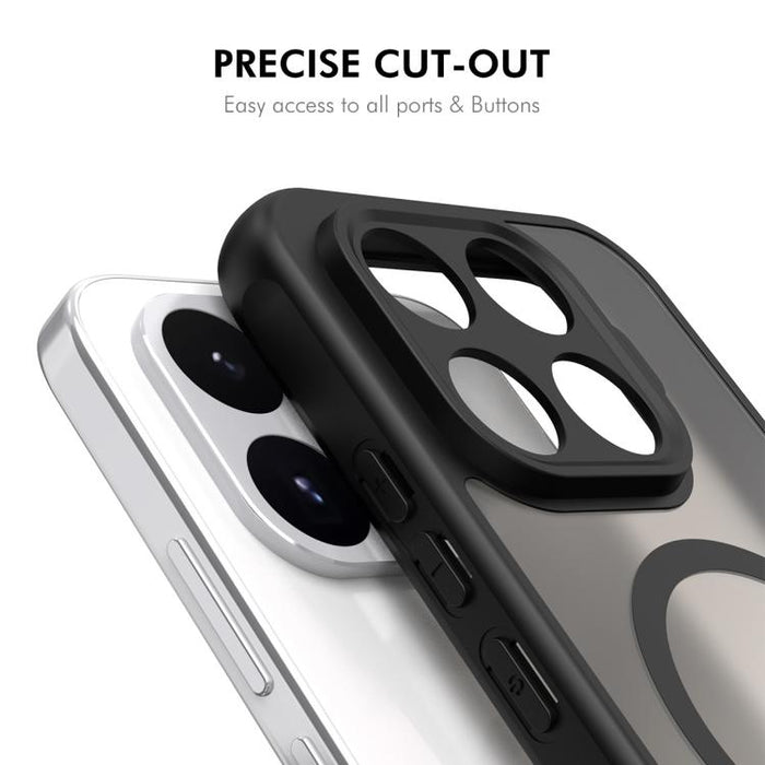 Funda para teléfono ENKAY Hat-Prince MagSafe mate translúcida a prueba de golpes con película de vidrio de aluminio y silicio de 0,18 mm de altura., For Xiaomi 17T Pro 5G, For Xiaomi 17T 5G, For Xiaomi Poco X8 Pro Max, For Xiaomi Poco X8 Pro           ...
