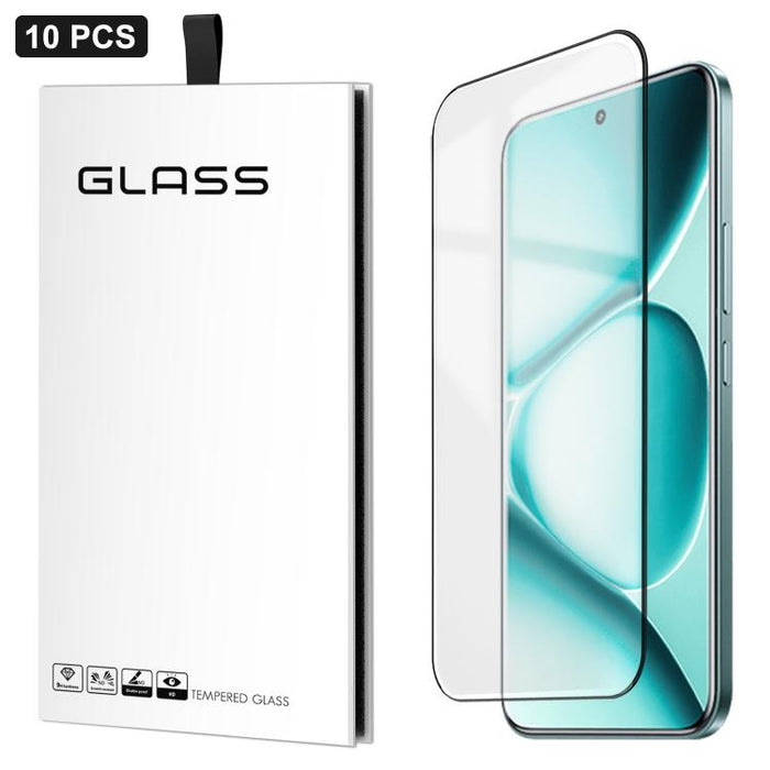 10 láminas de vidrio templado de gel grueso de alto aluminio, ultrafinas, de 0,18 mm, impresas mediante serigrafía ultrasónica HD., For Xiaomi 17 Ultra, For Xiaomi Poco F8 Ultra, For Redmi Note 15 Pro 4G Global 163.2mm, For Xiaomi Poco F8 Pro          ...