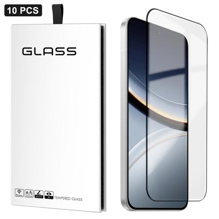10 láminas de vidrio templado de gel grueso de alto aluminio, ultrafinas, de 0,18 mm, impresas mediante serigrafía ultrasónica HD., For Xiaomi 17 Ultra, For Xiaomi Poco F8 Ultra, For Redmi Note 15 Pro 4G Global 163.2mm, For Xiaomi Poco F8 Pro          ...