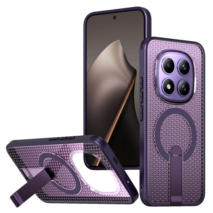 Funda para teléfono Kalebol Honeycomb Cooling MagSafe Holder, For Redmi Note 15 4G / 5G Global 164mm