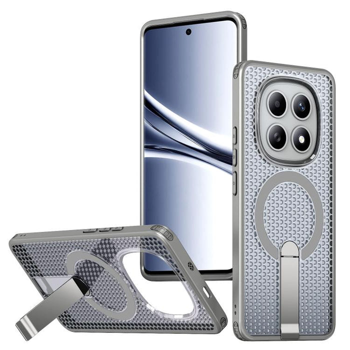 Funda para teléfono Kalebol Honeycomb Cooling MagSafe Holder, For Redmi Note 15 4G / 5G Global 164mm