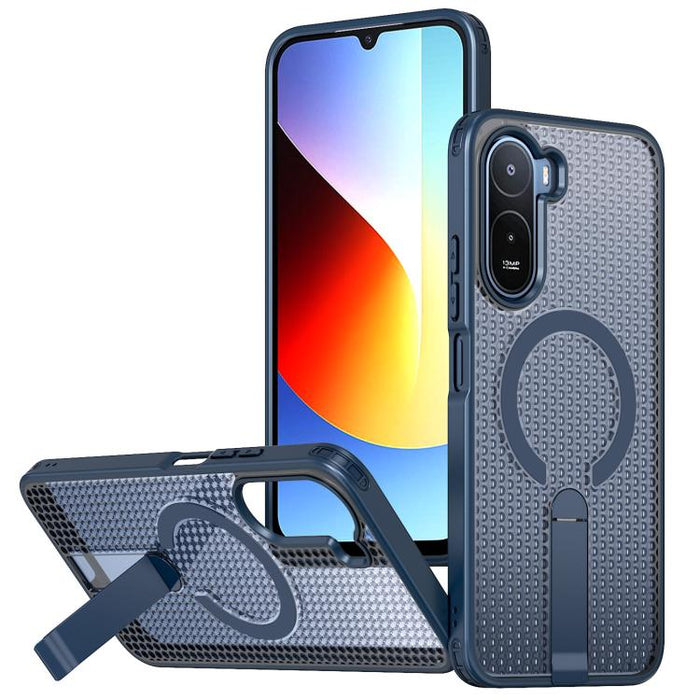 Funda para teléfono Kalebol Honeycomb Cooling MagSafe Holder, For Redmi Note 15 4G / 5G Global 164mm