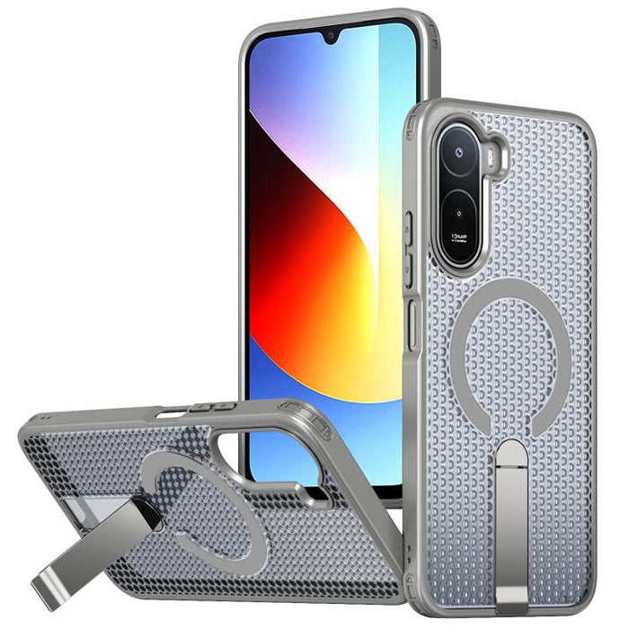 Funda para teléfono Kalebol Honeycomb Cooling MagSafe Holder, For Redmi Note 15 4G / 5G Global 164mm