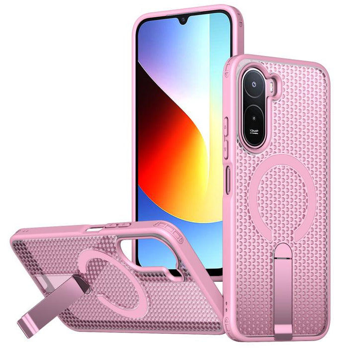 Funda para teléfono Kalebol Honeycomb Cooling MagSafe Holder, For Redmi Note 15 4G / 5G Global 164mm