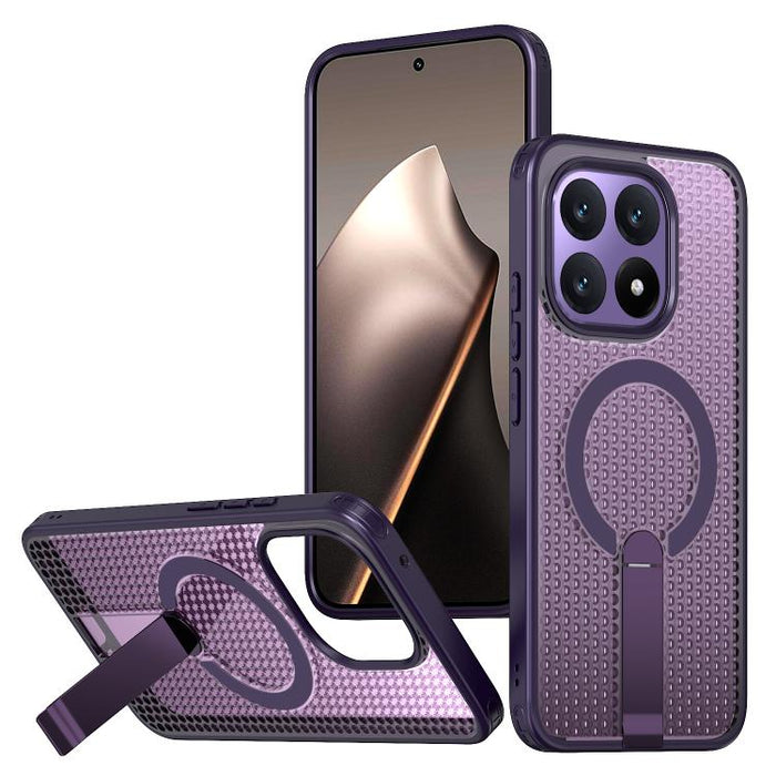 Funda para teléfono Kalebol Honeycomb Cooling MagSafe Holder, For Redmi Note 15 4G / 5G Global 164mm