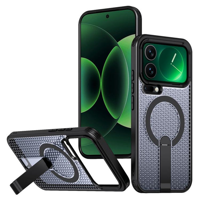 Funda para teléfono Kalebol Honeycomb Cooling MagSafe Holder, For Redmi Note 15 4G / 5G Global 164mm