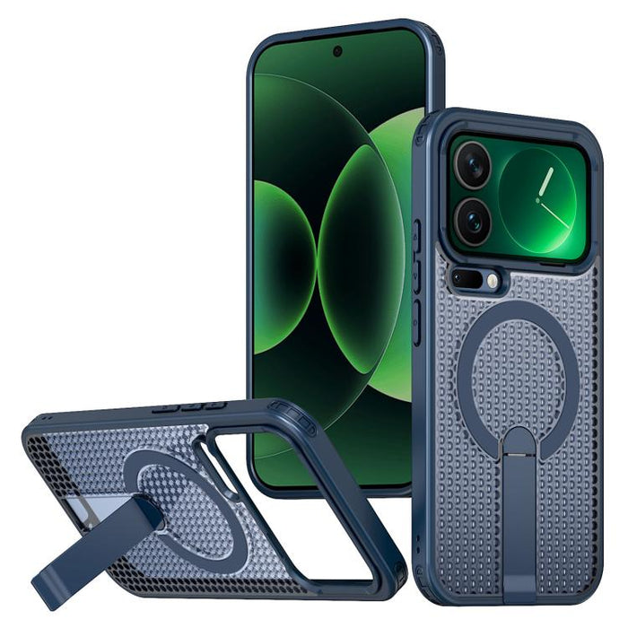 Funda para teléfono Kalebol Honeycomb Cooling MagSafe Holder, For Redmi Note 15 4G / 5G Global 164mm
