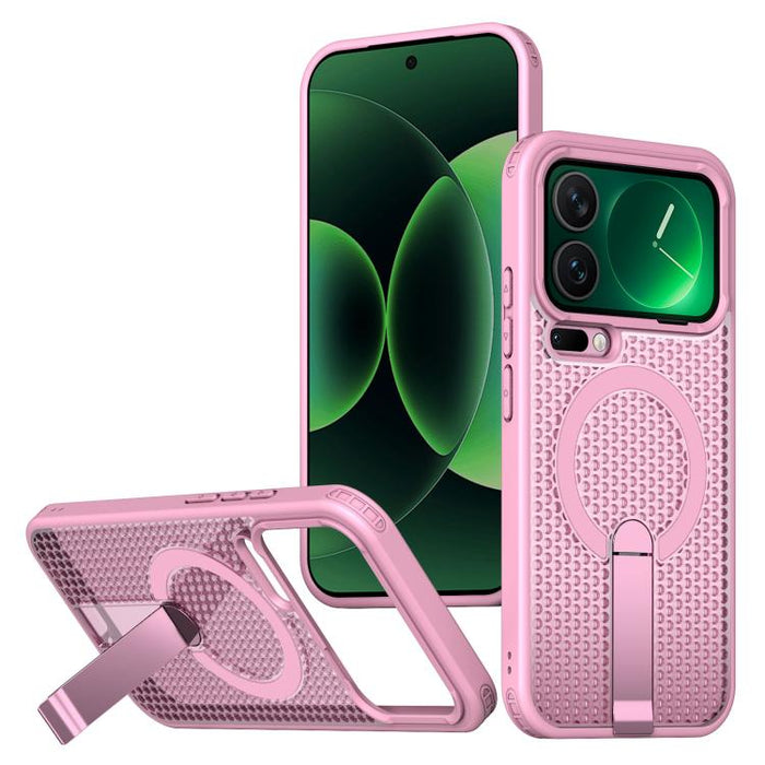 Funda para teléfono Kalebol Honeycomb Cooling MagSafe Holder, For Redmi Note 15 4G / 5G Global 164mm