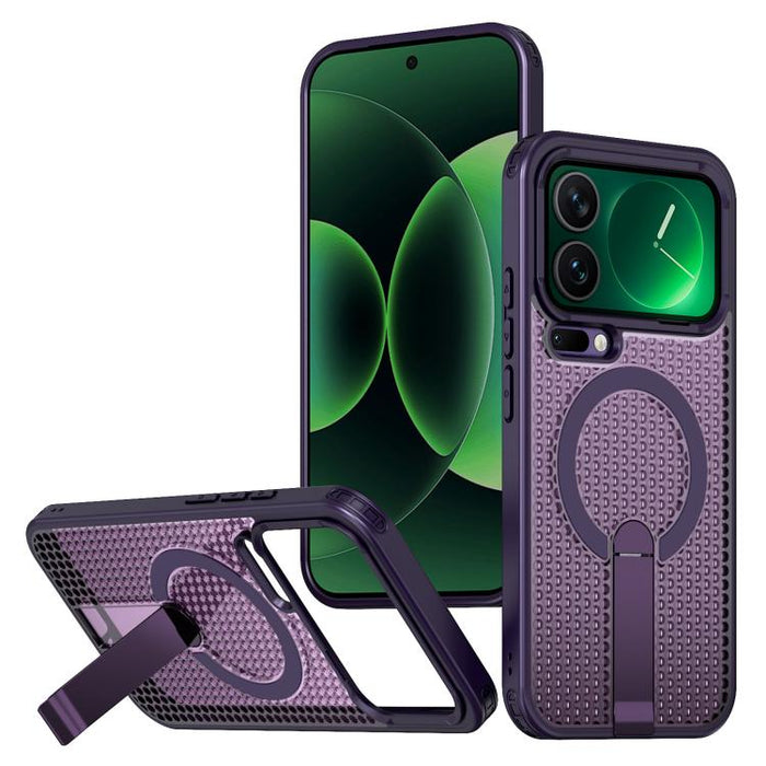 Funda para teléfono Kalebol Honeycomb Cooling MagSafe Holder, For Redmi Note 15 4G / 5G Global 164mm