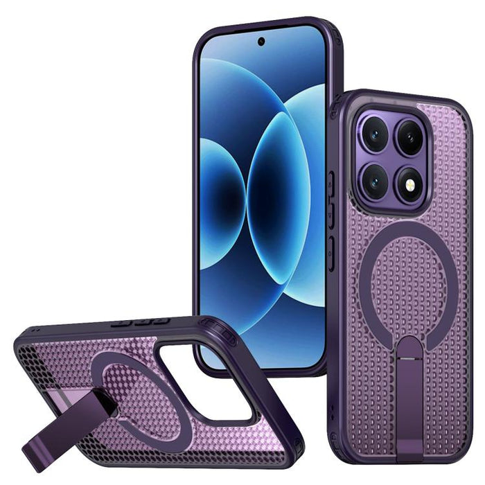 Funda para teléfono Kalebol Honeycomb Cooling MagSafe Holder, For Redmi Note 15 4G / 5G Global 164mm