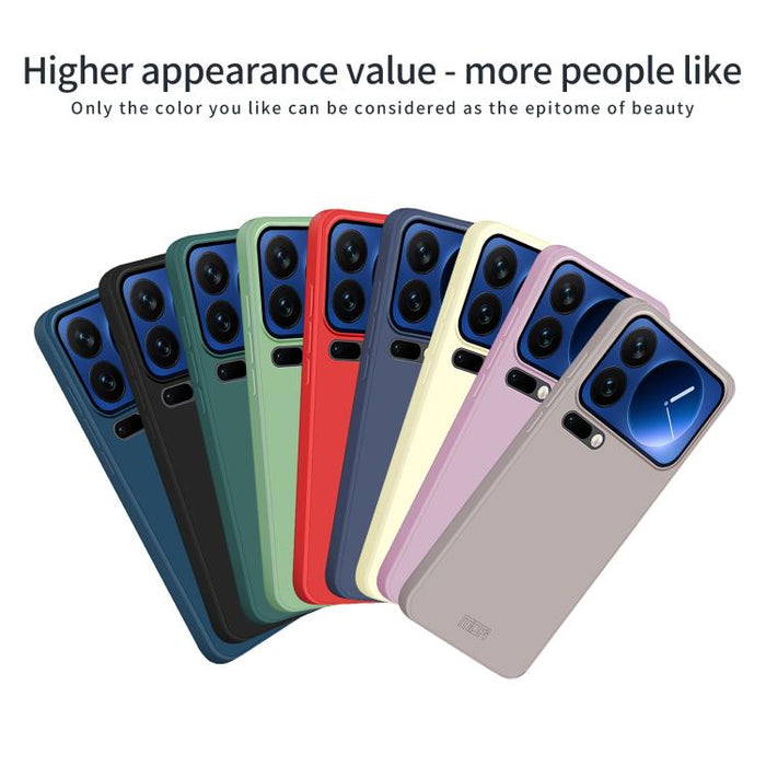 Funda para teléfono MOFI de silicona líquida suave y agradable al tacto, For Xiaomi 17 Pro Max, For Xiaomi 17 Pro