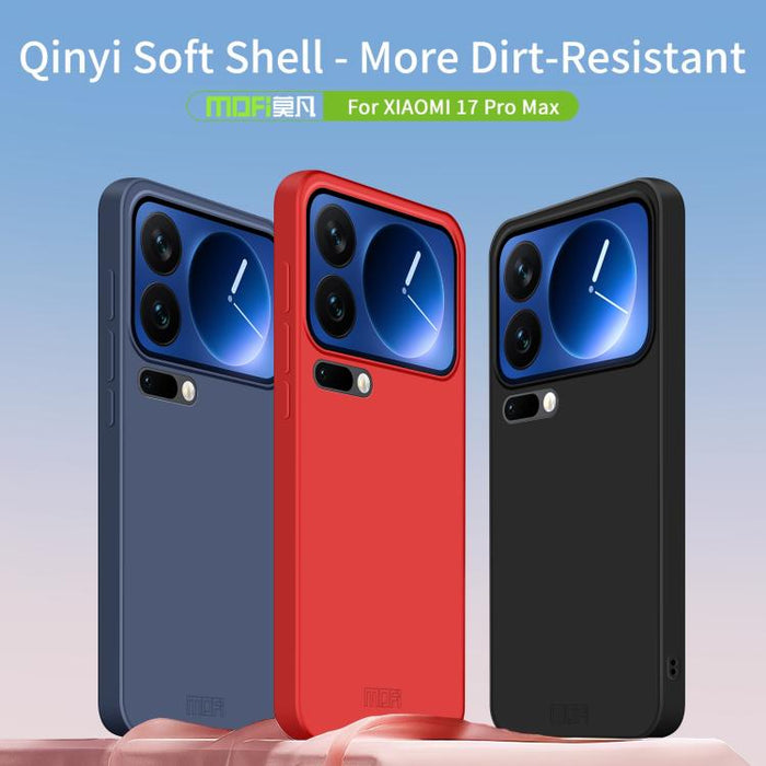 Funda para teléfono MOFI de silicona líquida suave y agradable al tacto, For Xiaomi 17 Pro Max, For Xiaomi 17 Pro