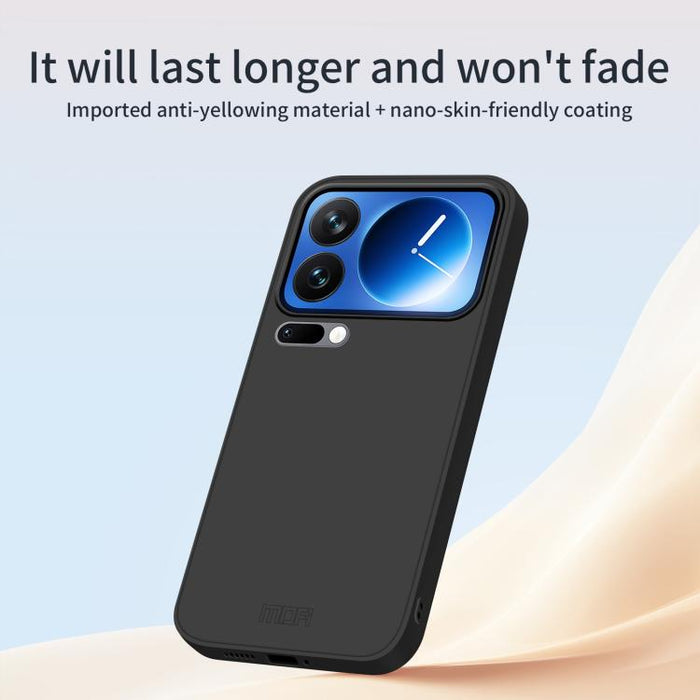 Funda para teléfono MOFI de silicona líquida suave y agradable al tacto, For Xiaomi 17 Pro Max, For Xiaomi 17 Pro