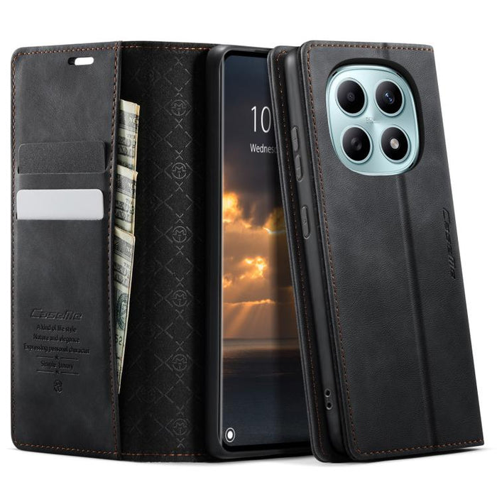 Funda para teléfono CaseMe 033 con forro de piel de becerro y bloqueo RFID de microfibra., For Xiaomi 17T 5G, For Xiaomi 17 Ultra, For Redmi Note 15 Pro 4G Global 163.2mm, For Redmi Note 15 Pro 5G Global 163.6mm, For Xiaomi 17                          ...