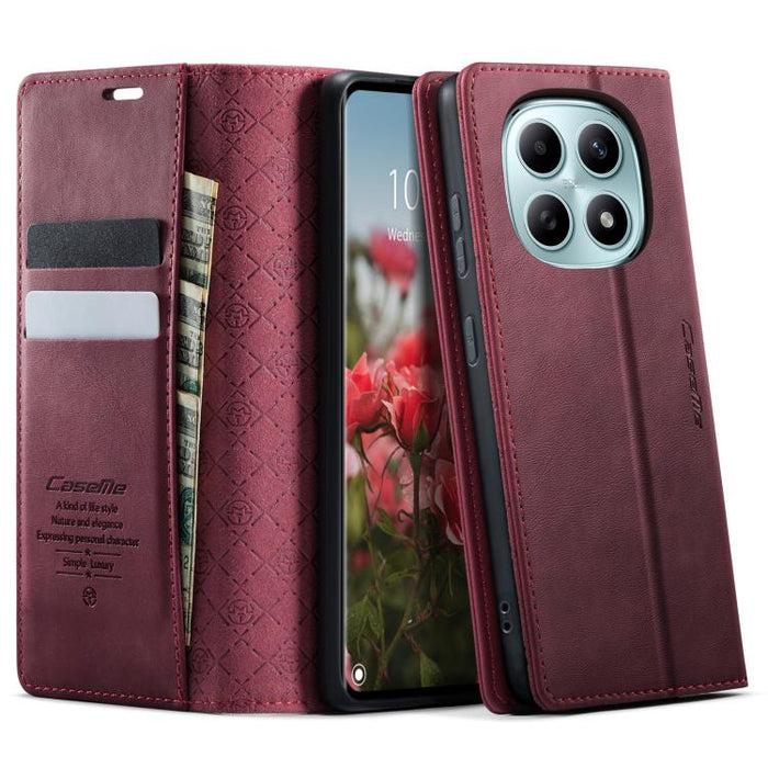 Funda para teléfono CaseMe 033 con forro de piel de becerro y bloqueo RFID de microfibra., For Xiaomi 17T 5G, For Xiaomi 17 Ultra, For Redmi Note 15 Pro 4G Global 163.2mm, For Redmi Note 15 Pro 5G Global 163.6mm, For Xiaomi 17                          ...