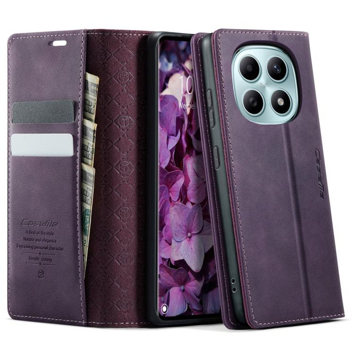 Funda para teléfono CaseMe 033 con forro de piel de becerro y bloqueo RFID de microfibra., For Xiaomi 17T 5G, For Xiaomi 17 Ultra, For Redmi Note 15 Pro 4G Global 163.2mm, For Redmi Note 15 Pro 5G Global 163.6mm, For Xiaomi 17                          ...