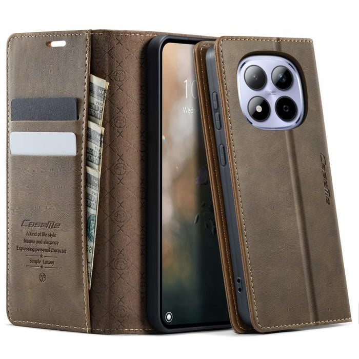 Funda para teléfono CaseMe 033 con forro de piel de becerro y bloqueo RFID de microfibra., For Xiaomi 17T 5G, For Xiaomi 17 Ultra, For Redmi Note 15 Pro 4G Global 163.2mm, For Redmi Note 15 Pro 5G Global 163.6mm, For Xiaomi 17                          ...
