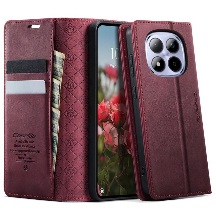 Funda para teléfono CaseMe 033 con forro de piel de becerro y bloqueo RFID de microfibra., For Xiaomi 17T 5G, For Xiaomi 17 Ultra, For Redmi Note 15 Pro 4G Global 163.2mm, For Redmi Note 15 Pro 5G Global 163.6mm, For Xiaomi 17                          ...