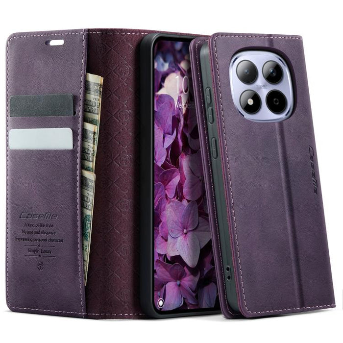 Funda para teléfono CaseMe 033 con forro de piel de becerro y bloqueo RFID de microfibra., For Xiaomi 17T 5G, For Xiaomi 17 Ultra, For Redmi Note 15 Pro 4G Global 163.2mm, For Redmi Note 15 Pro 5G Global 163.6mm, For Xiaomi 17                          ...