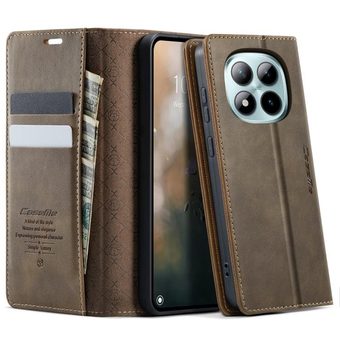Funda para teléfono CaseMe 033 con forro de piel de becerro y bloqueo RFID de microfibra., For Xiaomi 17T 5G, For Xiaomi 17 Ultra, For Redmi Note 15 Pro 4G Global 163.2mm, For Redmi Note 15 Pro 5G Global 163.6mm, For Xiaomi 17                          ...