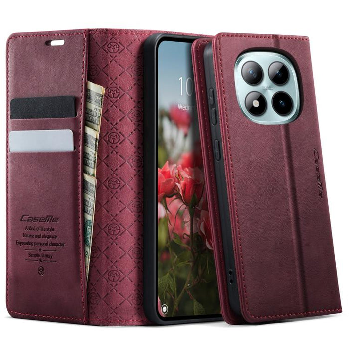 Funda para teléfono CaseMe 033 con forro de piel de becerro y bloqueo RFID de microfibra., For Xiaomi 17T 5G, For Xiaomi 17 Ultra, For Redmi Note 15 Pro 4G Global 163.2mm, For Redmi Note 15 Pro 5G Global 163.6mm, For Xiaomi 17                          ...