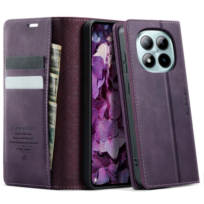 Funda para teléfono CaseMe 033 con forro de piel de becerro y bloqueo RFID de microfibra., For Xiaomi 17T 5G, For Xiaomi 17 Ultra, For Redmi Note 15 Pro 4G Global 163.2mm, For Redmi Note 15 Pro 5G Global 163.6mm, For Xiaomi 17                          ...