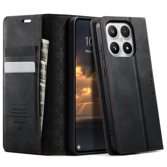 Funda para teléfono CaseMe 033 con forro de piel de becerro y bloqueo RFID de microfibra., For Xiaomi 17T 5G, For Xiaomi 17 Ultra, For Redmi Note 15 Pro 4G Global 163.2mm, For Redmi Note 15 Pro 5G Global 163.6mm, For Xiaomi 17                          ...