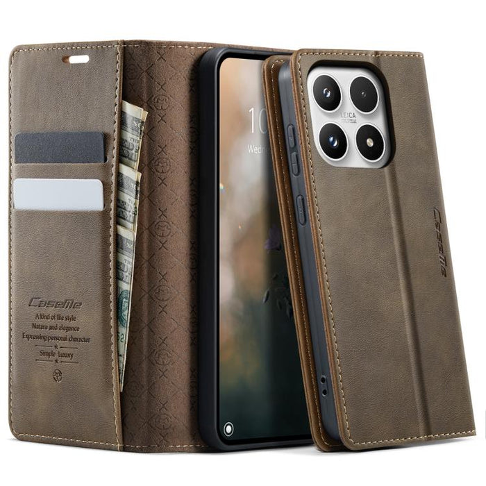 Funda para teléfono CaseMe 033 con forro de piel de becerro y bloqueo RFID de microfibra., For Xiaomi 17T 5G, For Xiaomi 17 Ultra, For Redmi Note 15 Pro 4G Global 163.2mm, For Redmi Note 15 Pro 5G Global 163.6mm, For Xiaomi 17                          ...
