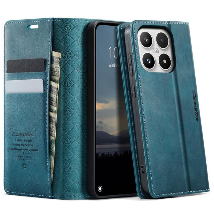 Funda para teléfono CaseMe 033 con forro de piel de becerro y bloqueo RFID de microfibra., For Xiaomi 17T 5G, For Xiaomi 17 Ultra, For Redmi Note 15 Pro 4G Global 163.2mm, For Redmi Note 15 Pro 5G Global 163.6mm, For Xiaomi 17                          ...