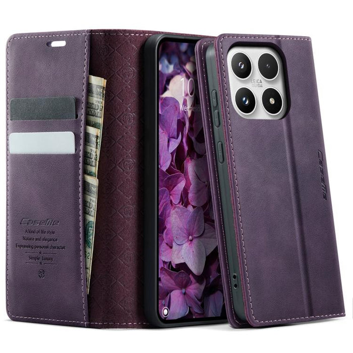 Funda para teléfono CaseMe 033 con forro de piel de becerro y bloqueo RFID de microfibra., For Xiaomi 17T 5G, For Xiaomi 17 Ultra, For Redmi Note 15 Pro 4G Global 163.2mm, For Redmi Note 15 Pro 5G Global 163.6mm, For Xiaomi 17                          ...