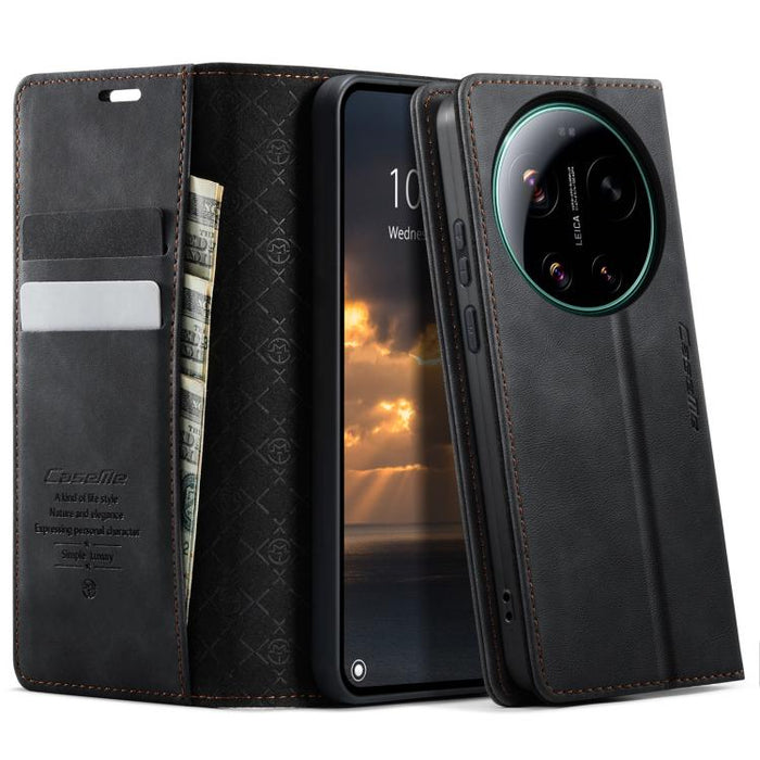 Funda para teléfono CaseMe 033 con forro de piel de becerro y bloqueo RFID de microfibra., For Xiaomi 17T 5G, For Xiaomi 17 Ultra, For Redmi Note 15 Pro 4G Global 163.2mm, For Redmi Note 15 Pro 5G Global 163.6mm, For Xiaomi 17                          ...