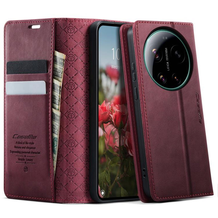 Funda para teléfono CaseMe 033 con forro de piel de becerro y bloqueo RFID de microfibra., For Xiaomi 17T 5G, For Xiaomi 17 Ultra, For Redmi Note 15 Pro 4G Global 163.2mm, For Redmi Note 15 Pro 5G Global 163.6mm, For Xiaomi 17                          ...