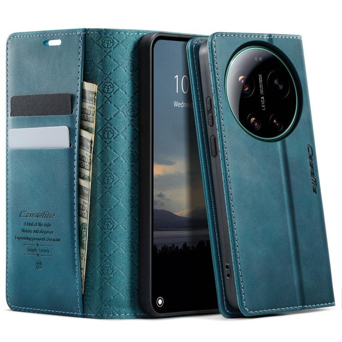 Funda para teléfono CaseMe 033 con forro de piel de becerro y bloqueo RFID de microfibra., For Xiaomi 17T 5G, For Xiaomi 17 Ultra, For Redmi Note 15 Pro 4G Global 163.2mm, For Redmi Note 15 Pro 5G Global 163.6mm, For Xiaomi 17                          ...