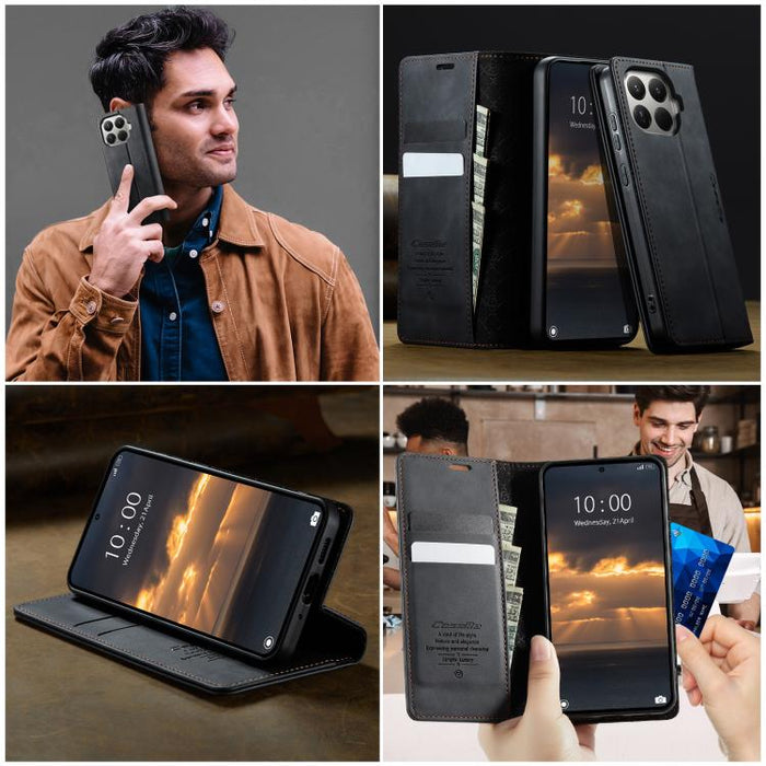 Funda para teléfono CaseMe 033 con forro de piel de becerro y bloqueo RFID de microfibra., For Xiaomi 17T 5G, For Xiaomi 17 Ultra, For Redmi Note 15 Pro 4G Global 163.2mm, For Redmi Note 15 Pro 5G Global 163.6mm, For Xiaomi 17                          ...