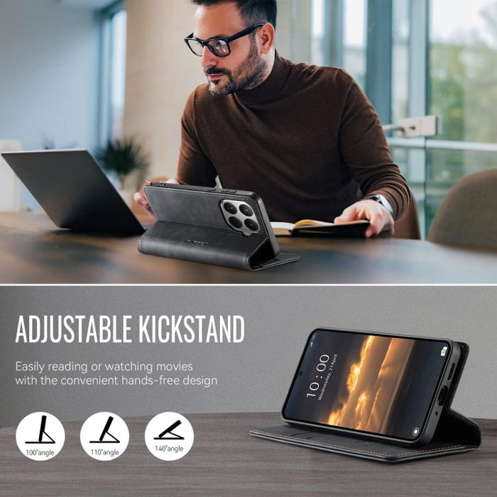 Funda para teléfono CaseMe 033 con forro de piel de becerro y bloqueo RFID de microfibra., For Xiaomi 17T 5G, For Xiaomi 17 Ultra, For Redmi Note 15 Pro 4G Global 163.2mm, For Redmi Note 15 Pro 5G Global 163.6mm, For Xiaomi 17                          ...