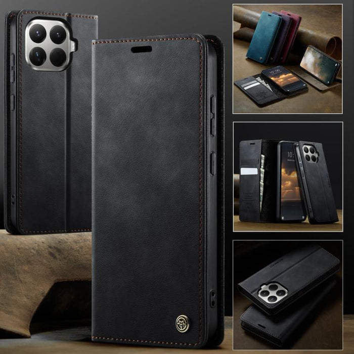 Funda para teléfono CaseMe 033 con forro de piel de becerro y bloqueo RFID de microfibra., For Xiaomi 17T 5G, For Xiaomi 17 Ultra, For Redmi Note 15 Pro 4G Global 163.2mm, For Redmi Note 15 Pro 5G Global 163.6mm, For Xiaomi 17                          ...