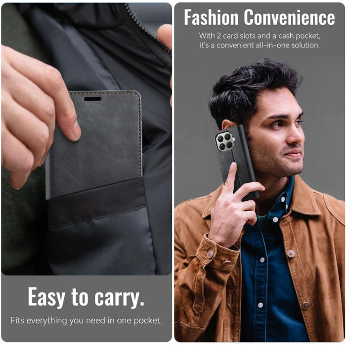 Funda para teléfono CaseMe 033 con forro de piel de becerro y bloqueo RFID de microfibra., For Xiaomi 17T 5G, For Xiaomi 17 Ultra, For Redmi Note 15 Pro 4G Global 163.2mm, For Redmi Note 15 Pro 5G Global 163.6mm, For Xiaomi 17                          ...
