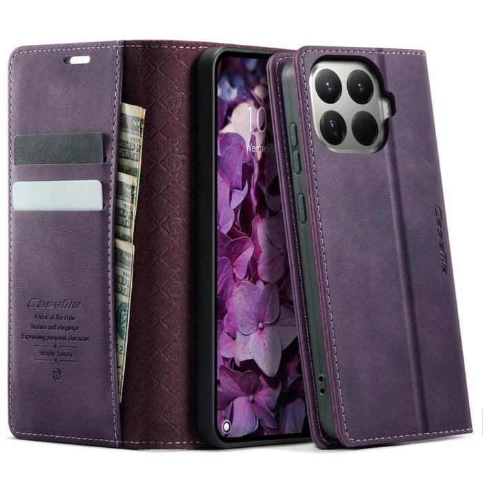 Funda para teléfono CaseMe 033 con forro de piel de becerro y bloqueo RFID de microfibra., For Xiaomi 17T 5G, For Xiaomi 17 Ultra, For Redmi Note 15 Pro 4G Global 163.2mm, For Redmi Note 15 Pro 5G Global 163.6mm, For Xiaomi 17                          ...