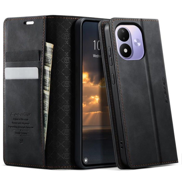 Funda para teléfono CaseMe 033 con forro de piel de becerro y bloqueo RFID de microfibra., For Xiaomi 17T 5G, For Xiaomi 17 Ultra, For Redmi Note 15 Pro 4G Global 163.2mm, For Redmi Note 15 Pro 5G Global 163.6mm, For Xiaomi 17                          ...