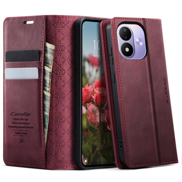 Funda para teléfono CaseMe 033 con forro de piel de becerro y bloqueo RFID de microfibra., For Xiaomi 17T 5G, For Xiaomi 17 Ultra, For Redmi Note 15 Pro 4G Global 163.2mm, For Redmi Note 15 Pro 5G Global 163.6mm, For Xiaomi 17                          ...